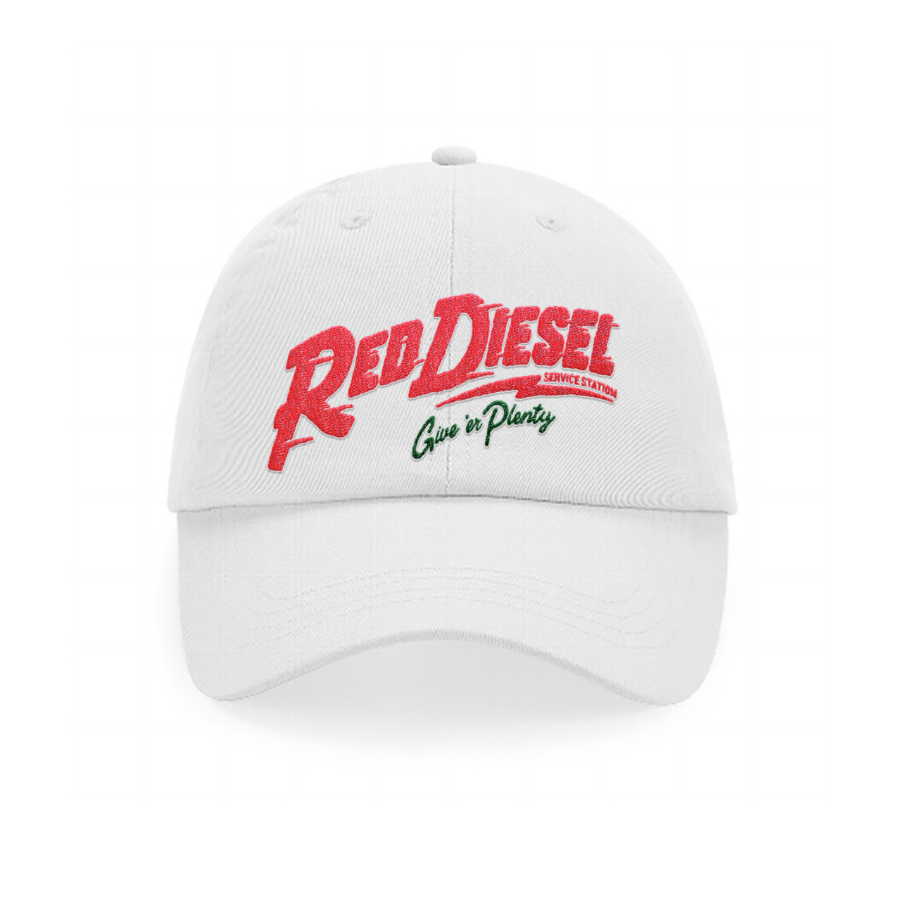 Red Diesel Service Station White Cap