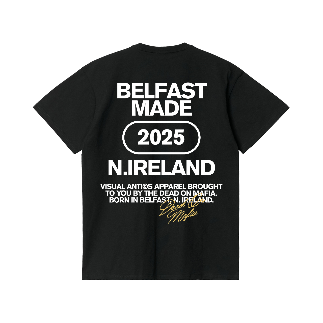 Belfast Made Black T-Shirt