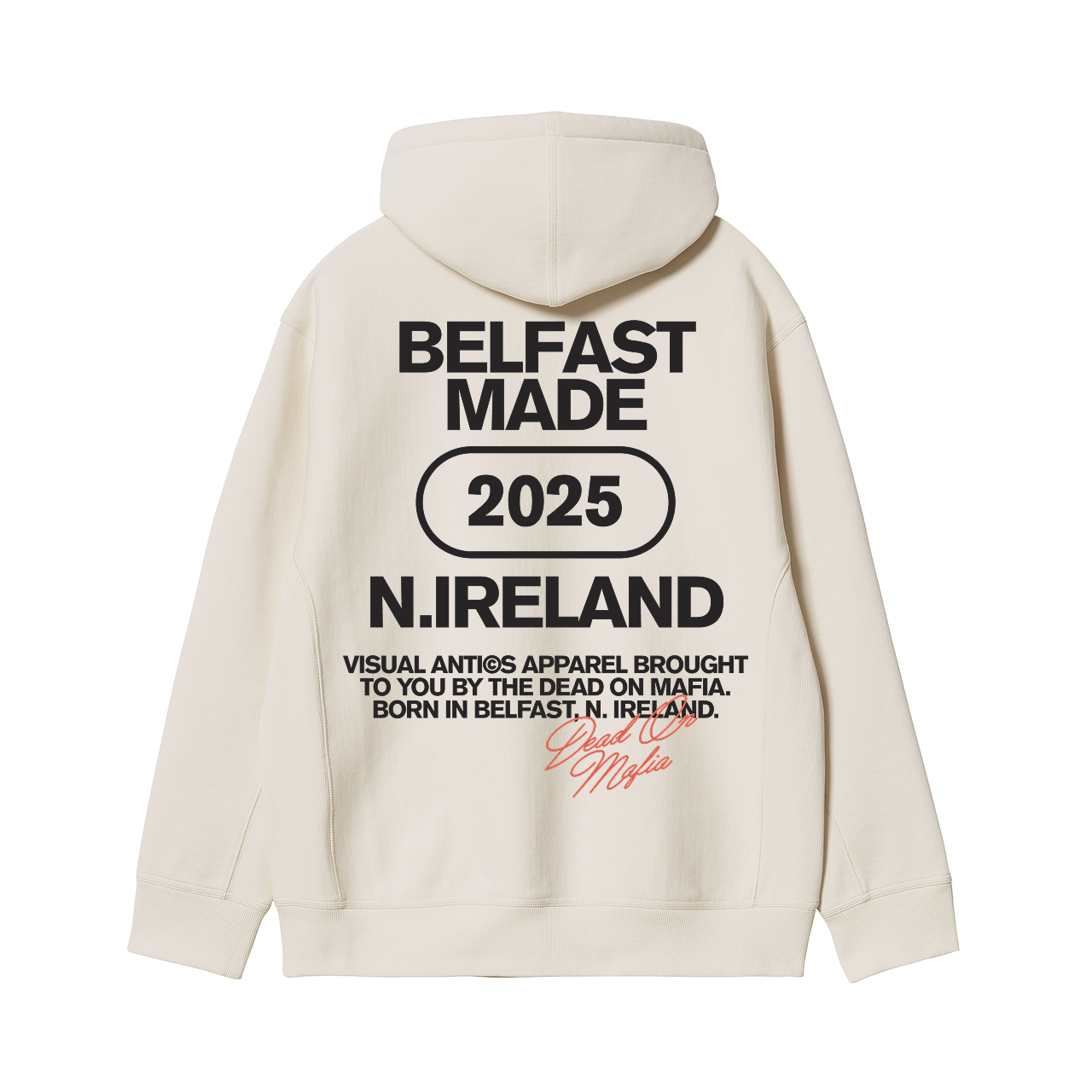 Belfast Made Bone Hoodie