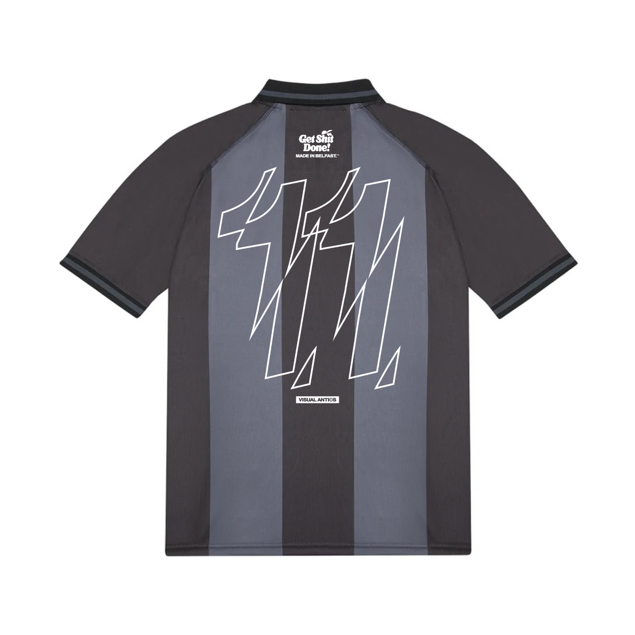 VA Mucker Black Football Top
