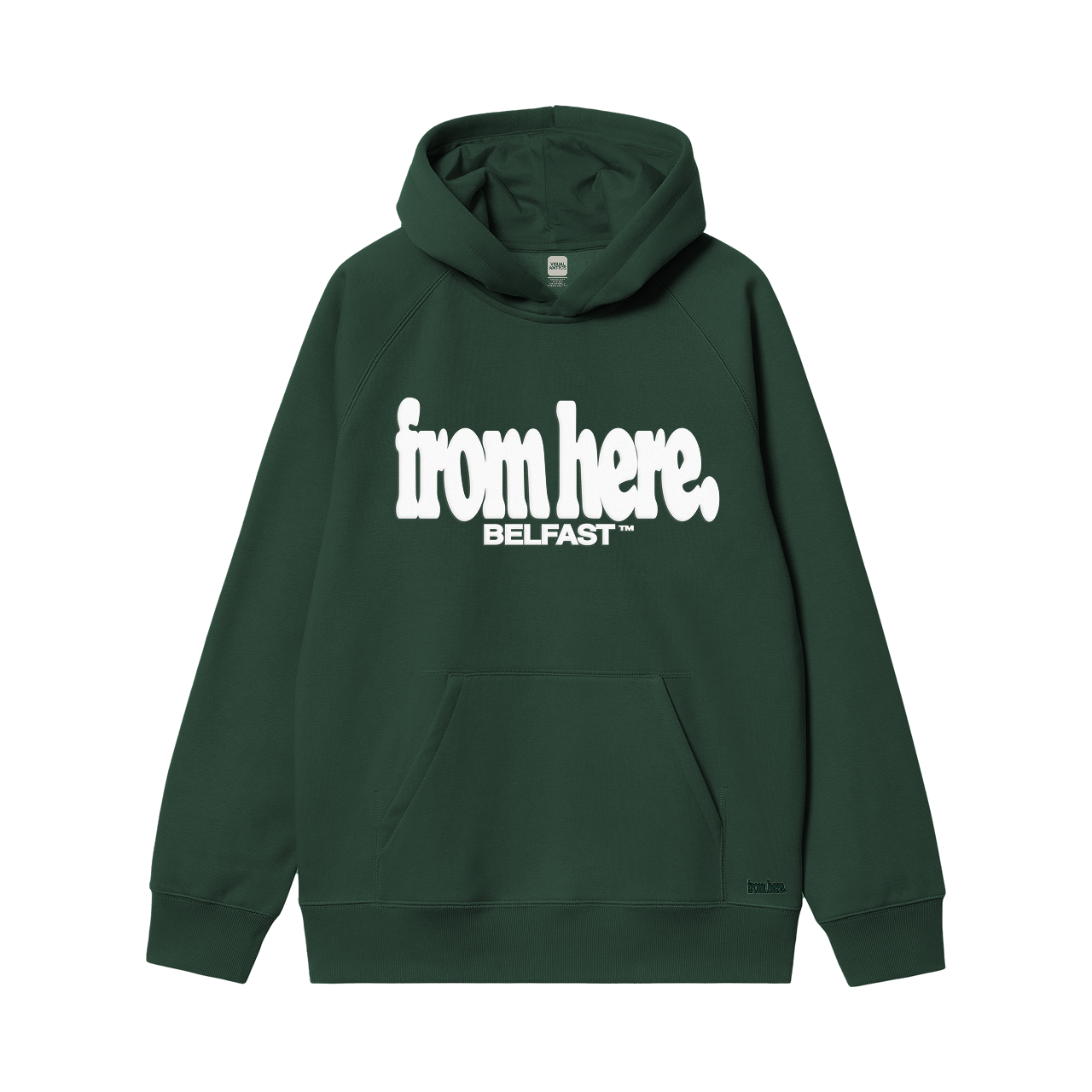 From Here Glazed Green Hoodie