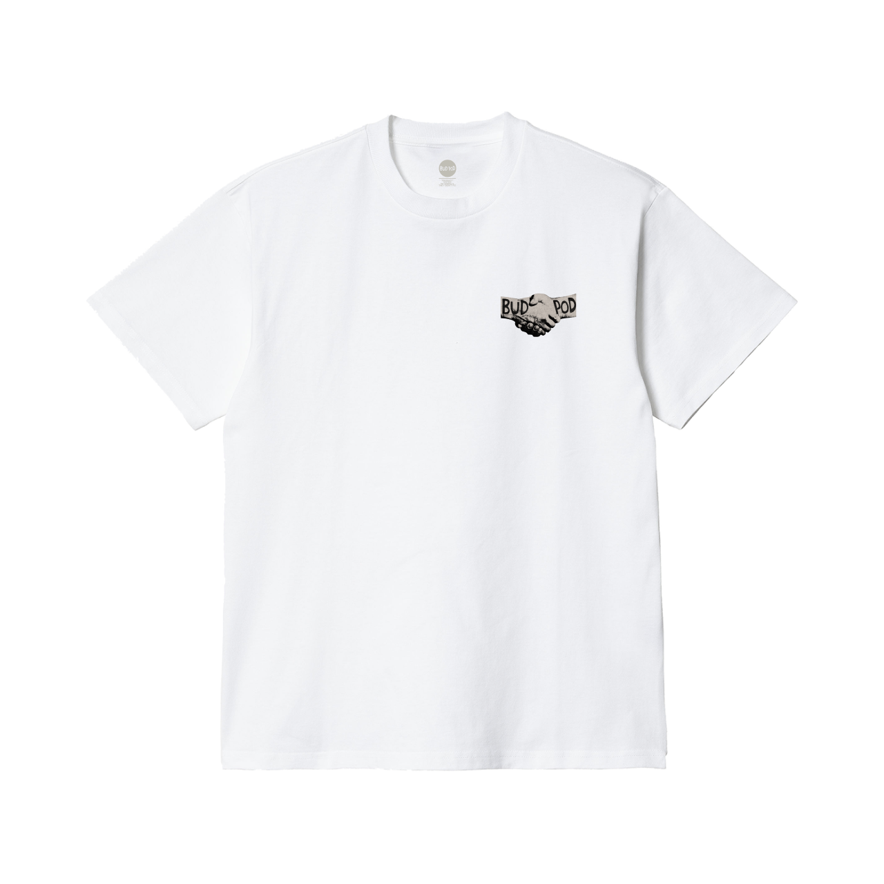 Budpod Logo White T Shirt