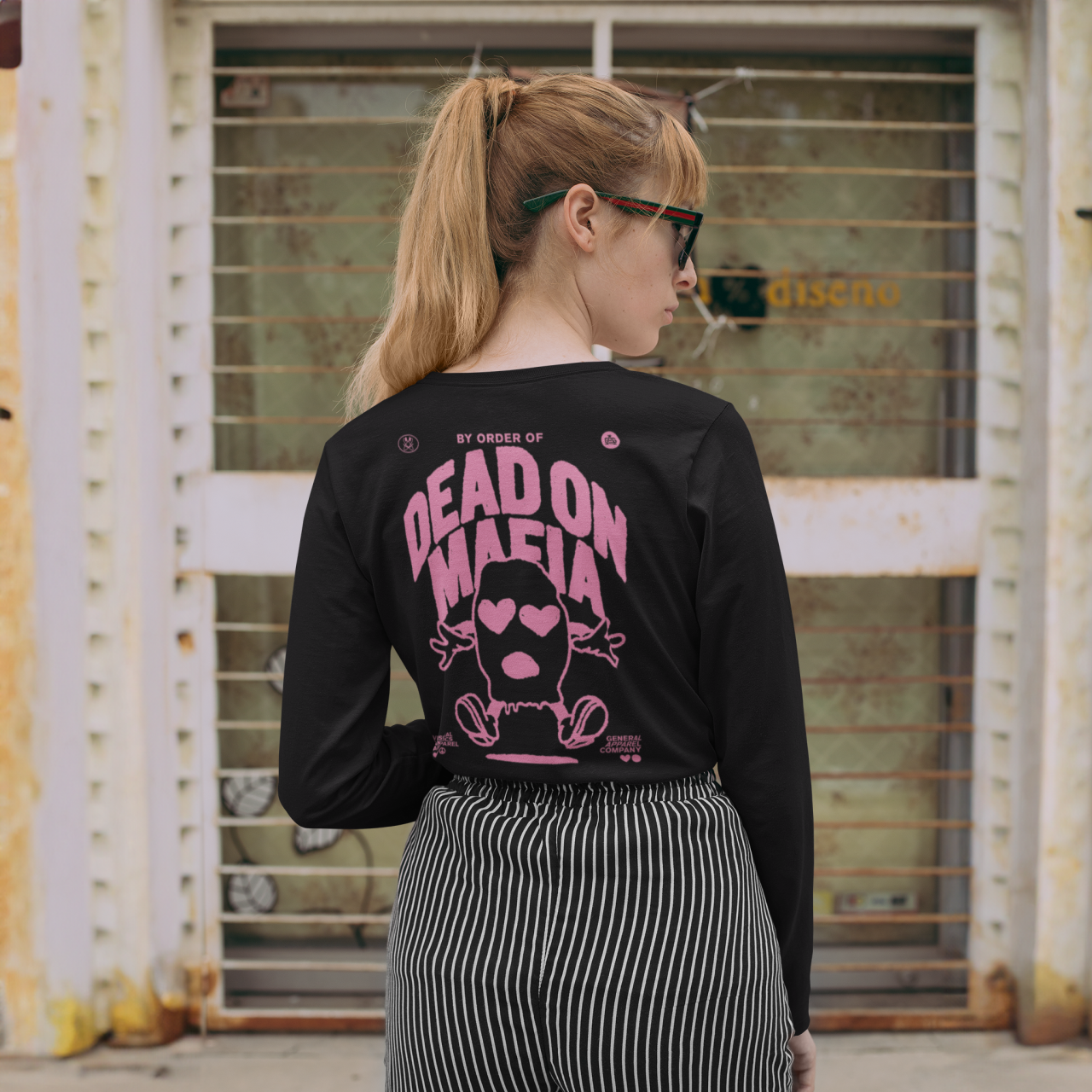 Dead On Mafia Black Long Sleeve T-Shirt
