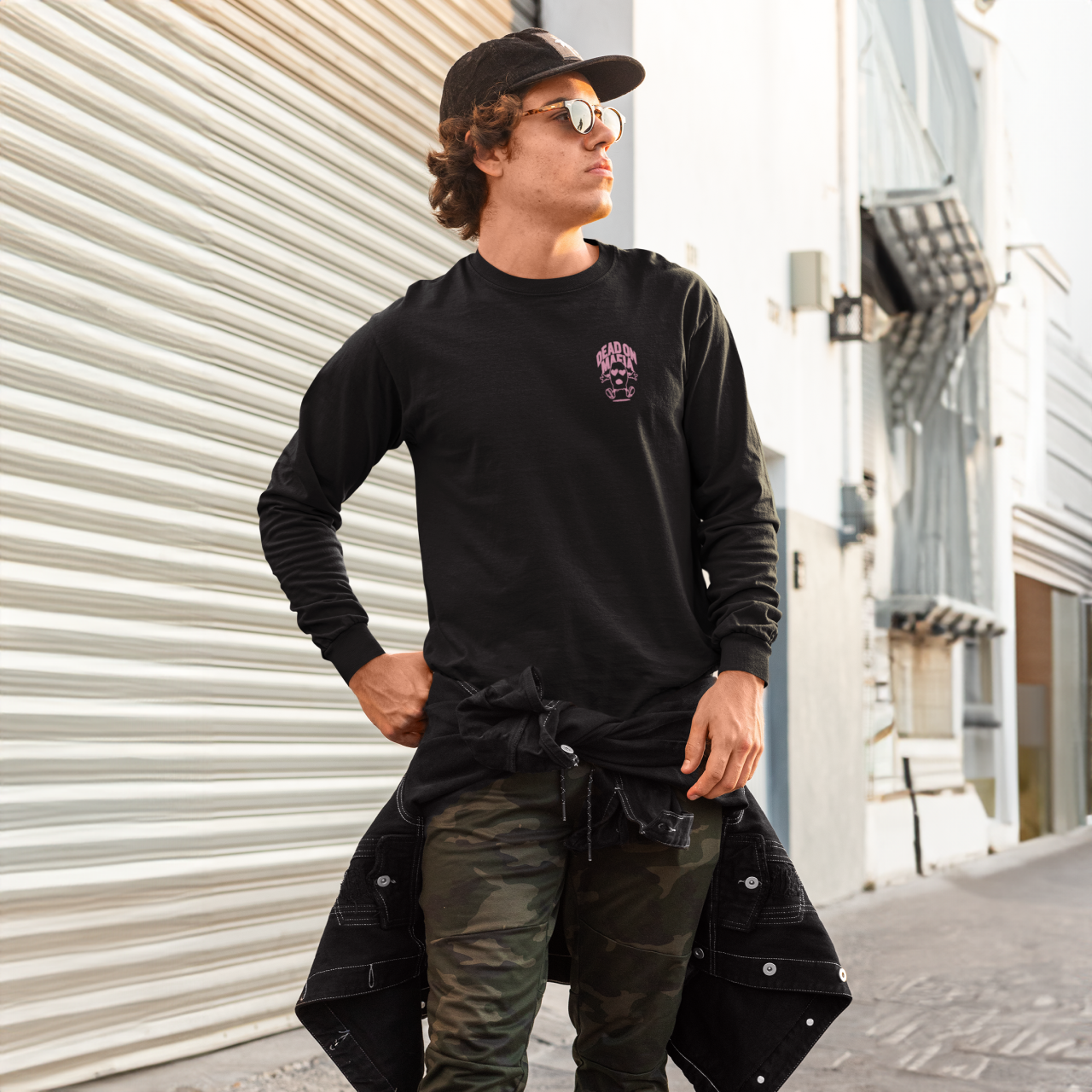 Dead On Mafia Black Long Sleeve T-Shirt