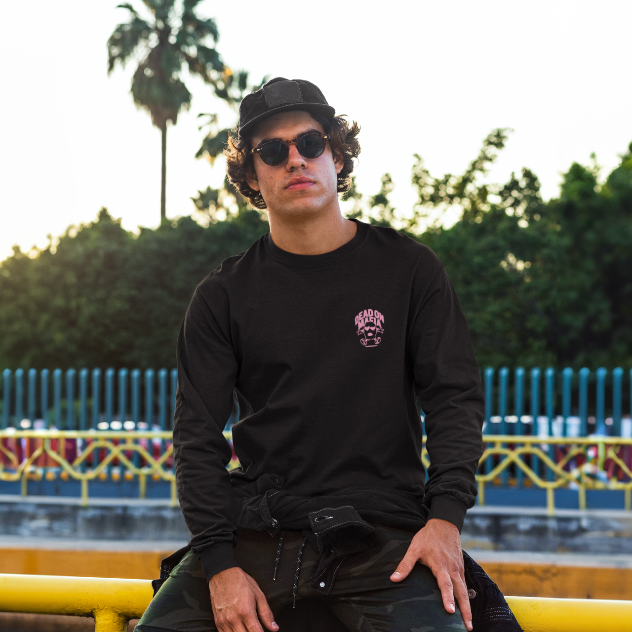 Dead On Mafia Black Long Sleeve T-Shirt