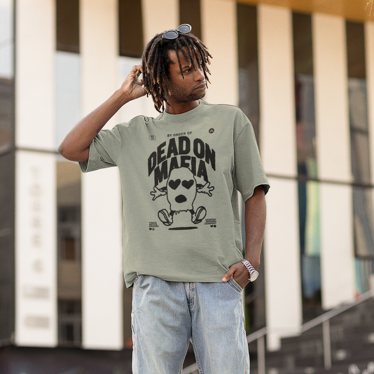 Dead On Mafia Pistachio Green T-Shirt