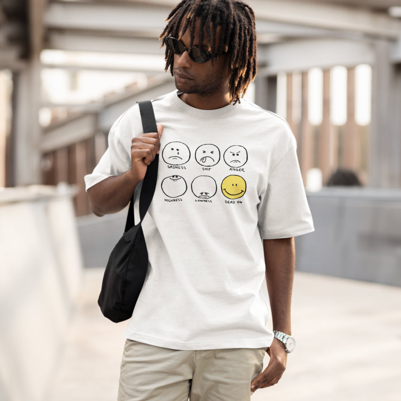 Dead On Not Dead On White T-Shirt