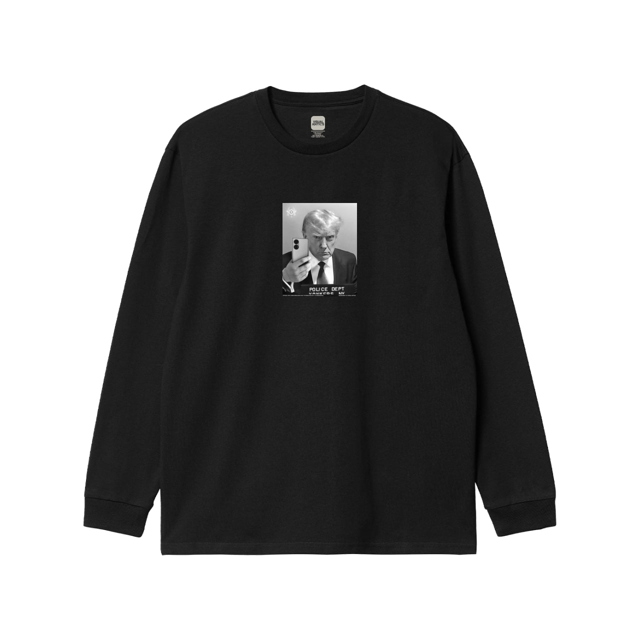 Dept Of Antics Selfie Black Long Sleeve T-Shirt