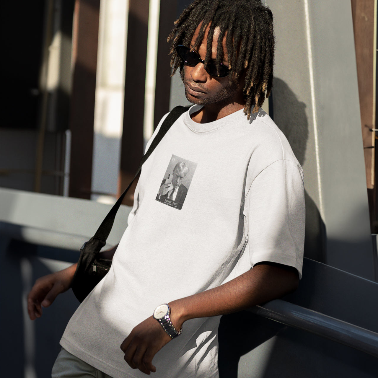Dept Of Antics Selfie White T-Shirt