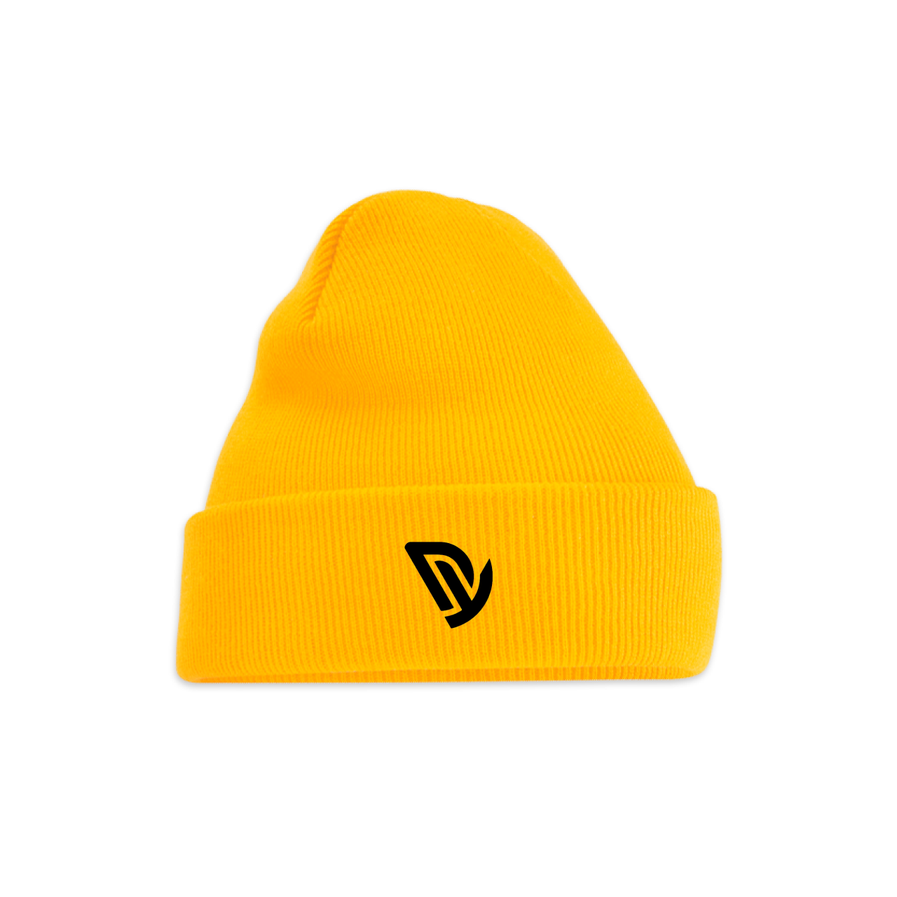 Deckchair And Yumz Logo Original Cuffed Gold Beanie