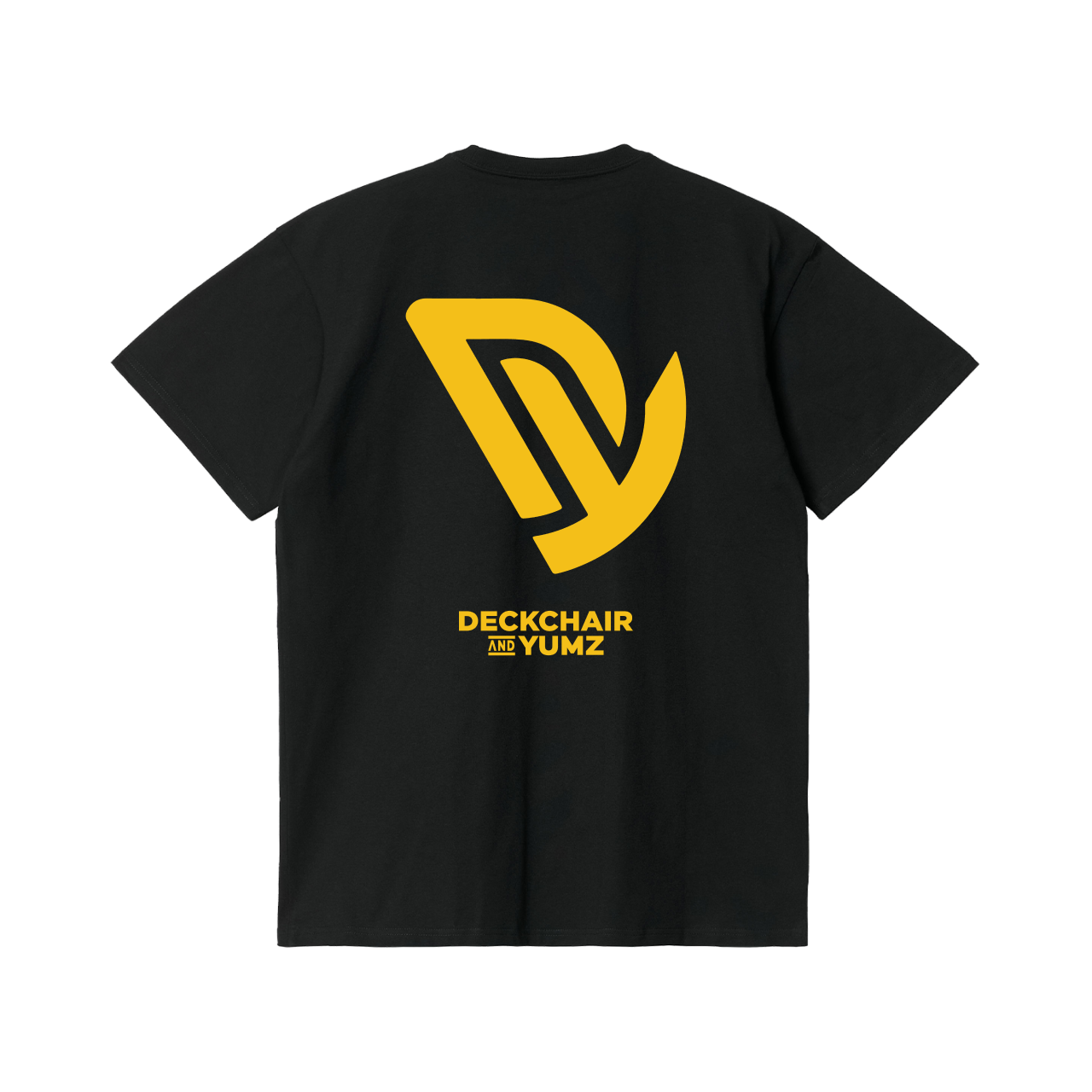 Deckchair And Yumz Logo Black T-Shirt