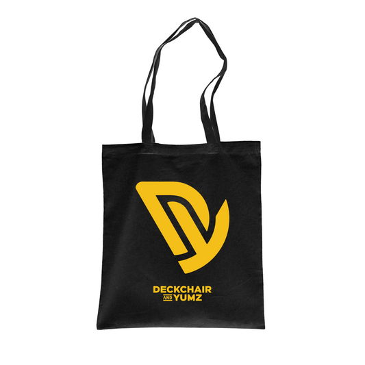Deckchair And Yumz Logo Black Tote Bag