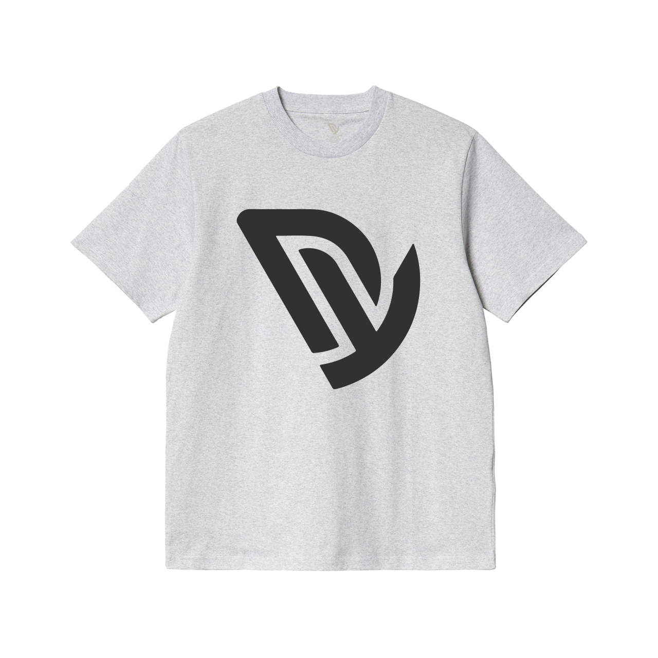 Deckchair And Yumz Logo Light Grey Marl T-Shirt