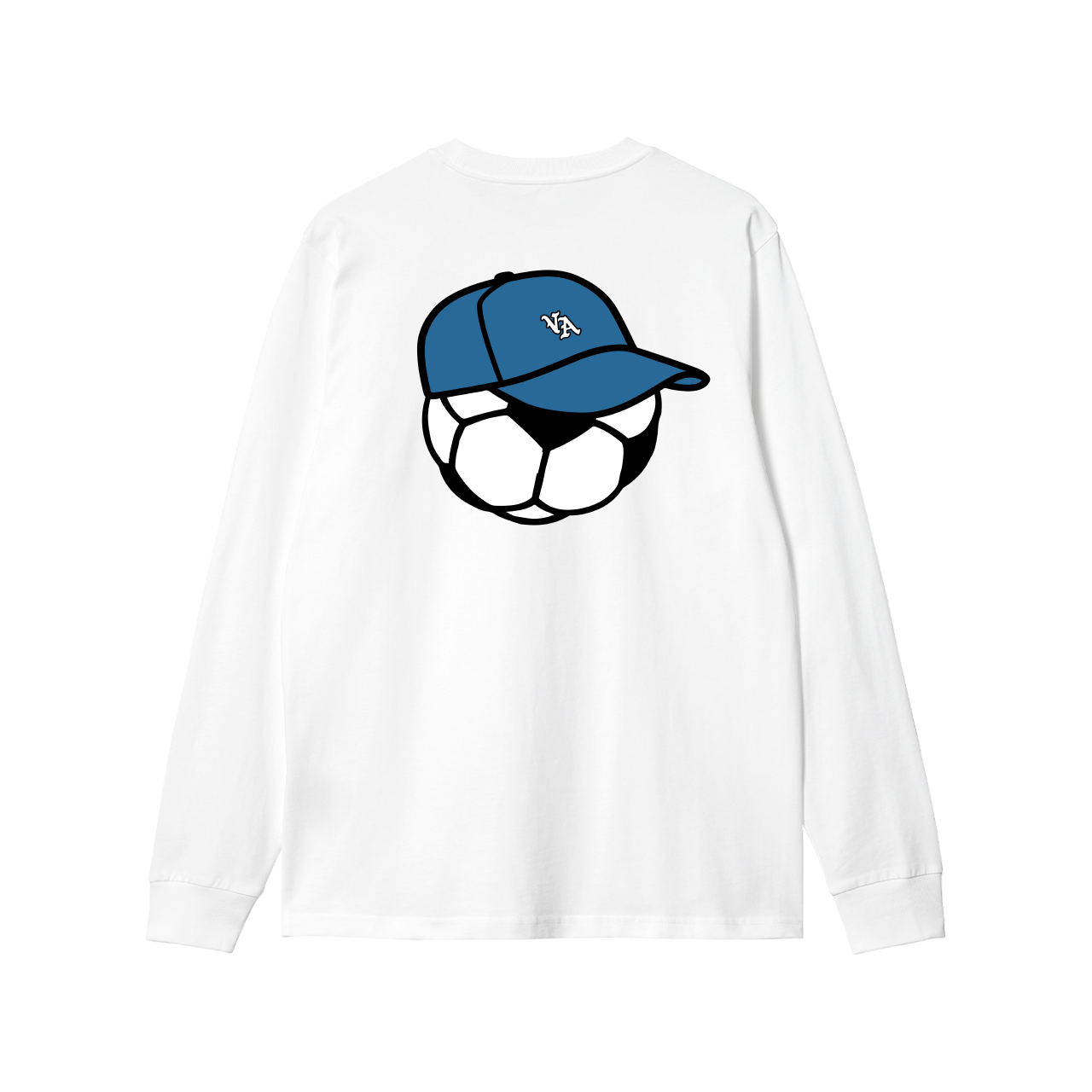 Footyman Long Sleeve WhiteT-Shirt