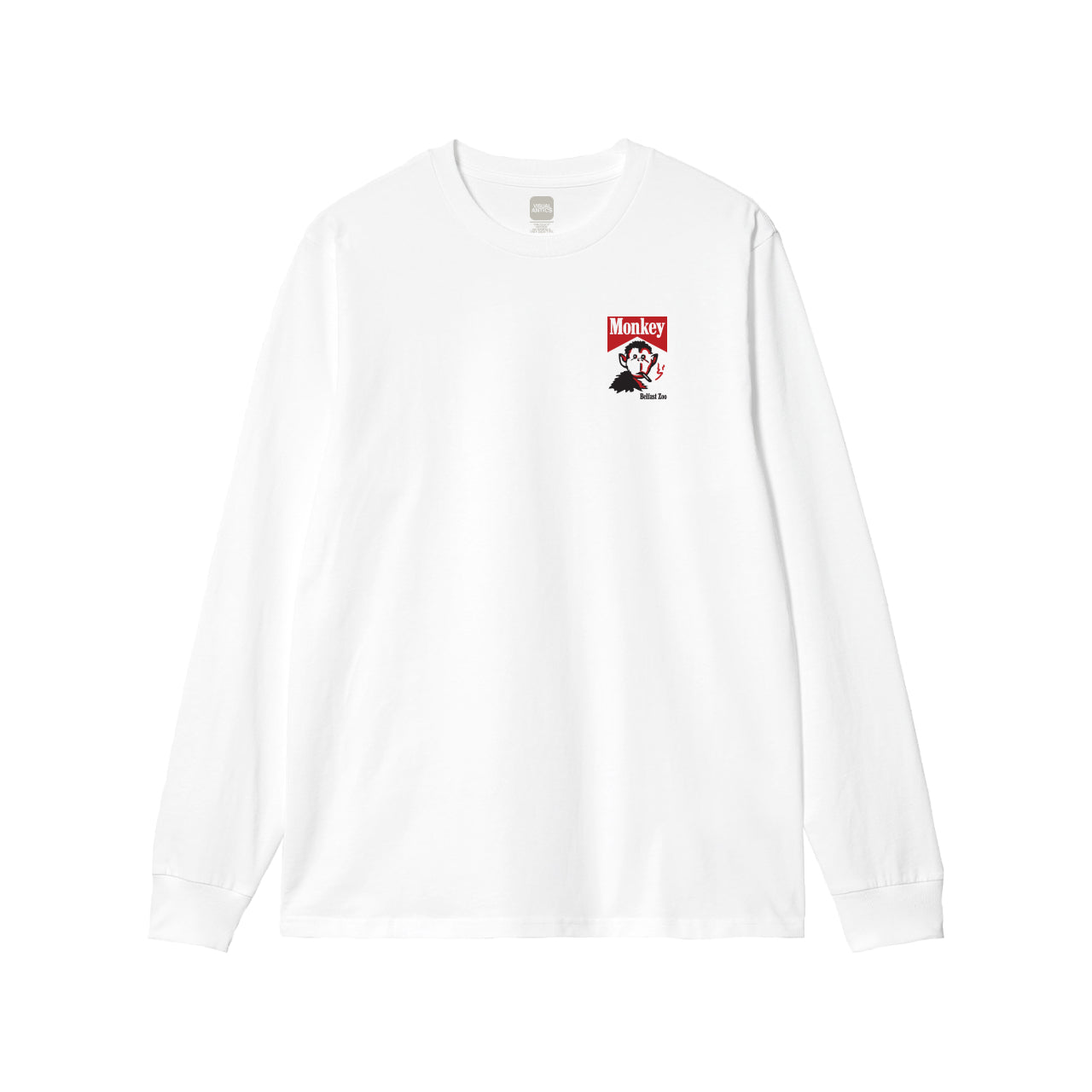 Gizza Feg Mate White Long Sleeve T-Shirt
