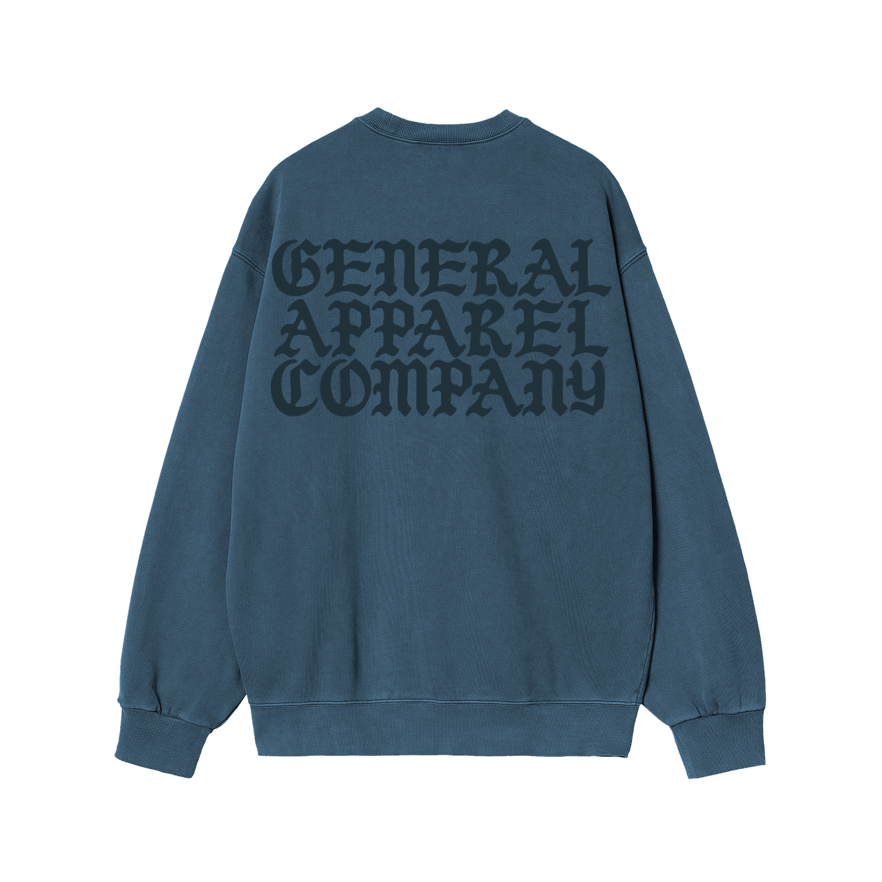 General Apparel Co. Stonewashed Denim Sweatshirt