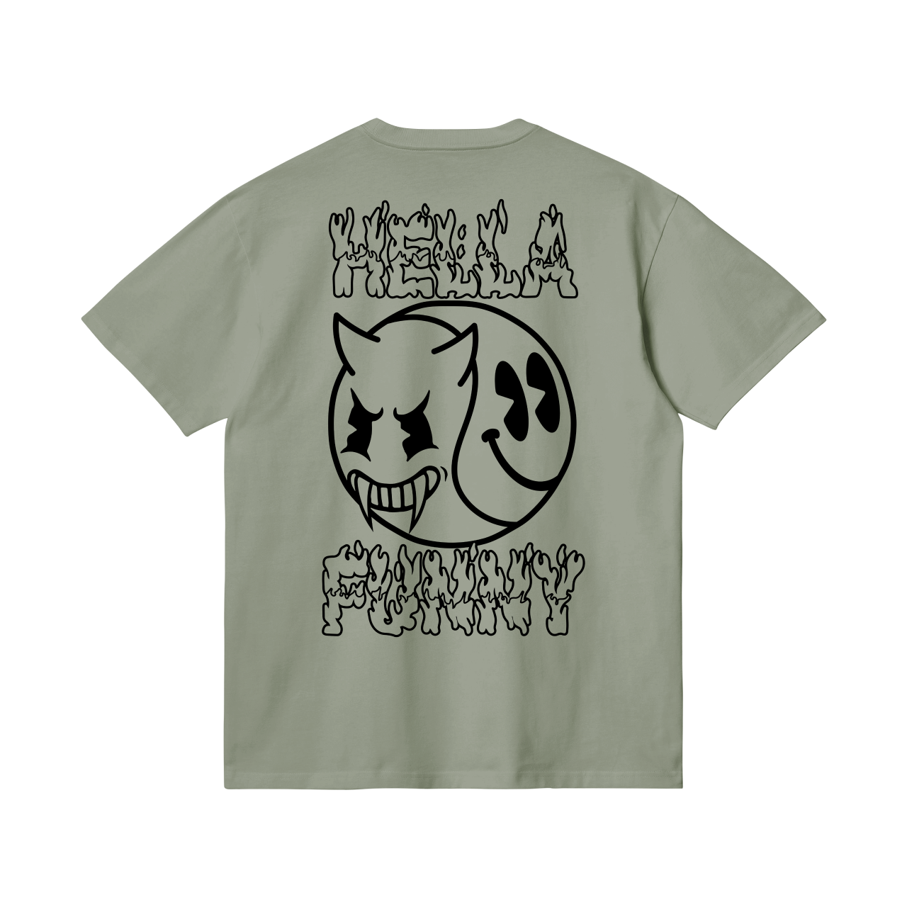 Happy Unhappy Pistachio Green T-Shirt
