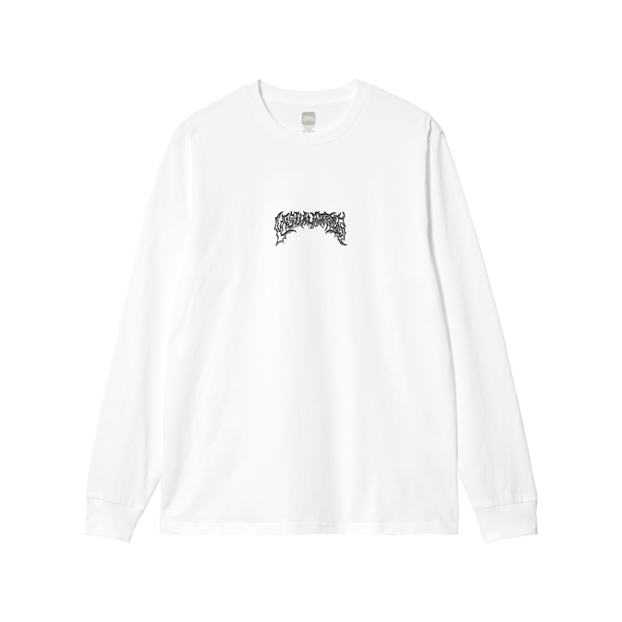 Heavy Metal Antics White Long Sleeve T-Shirt