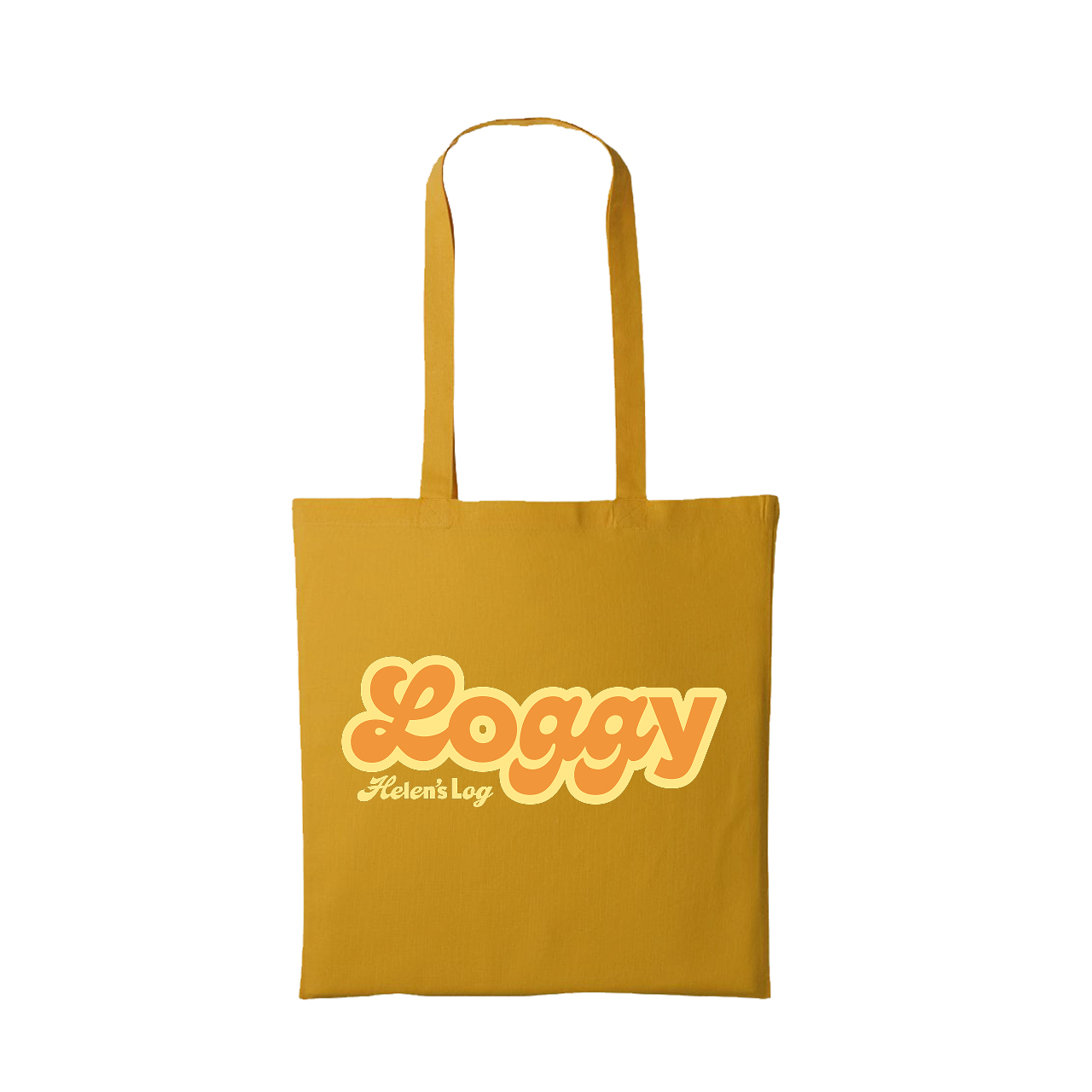 Helens Log Loggy Mustard Tote