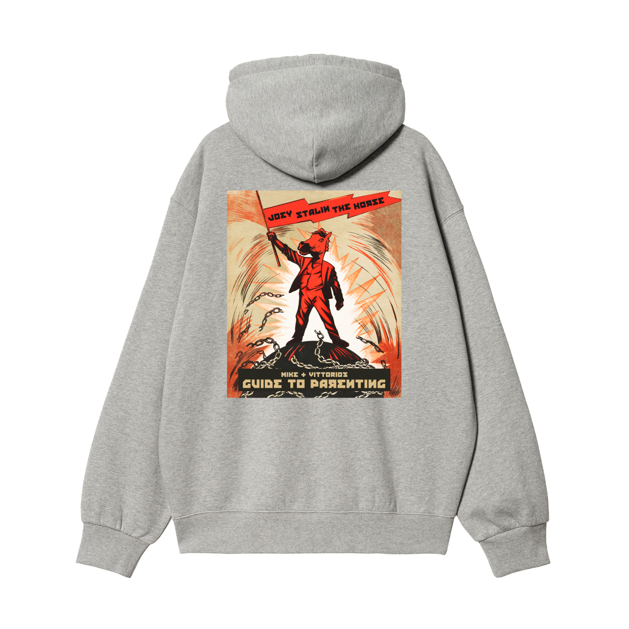 Joey Stalin Heather Grey Hoodie