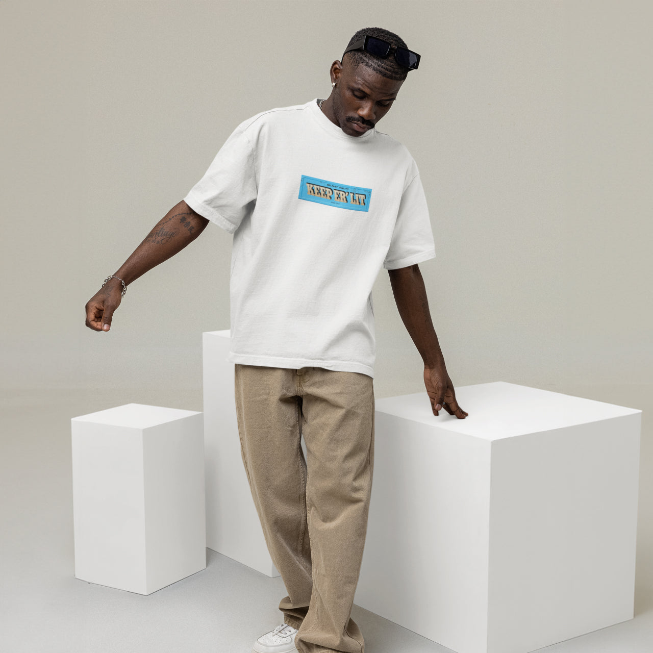 Keep Er Lit White T-Shirt