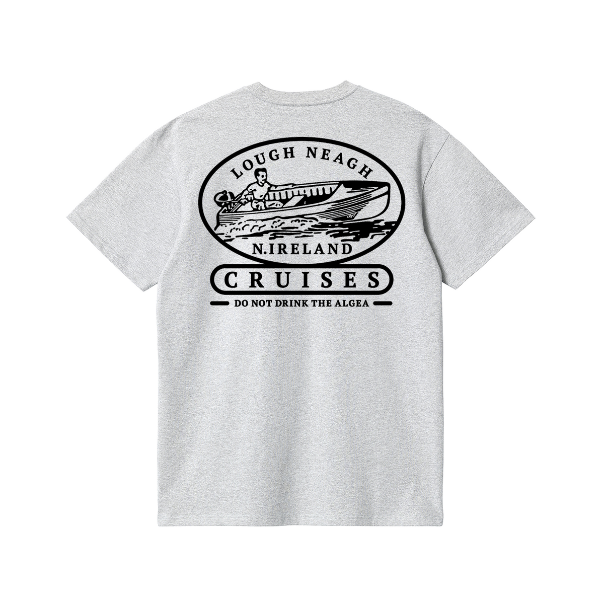 Lough Neagh Cruises Light Heather T-Shirt