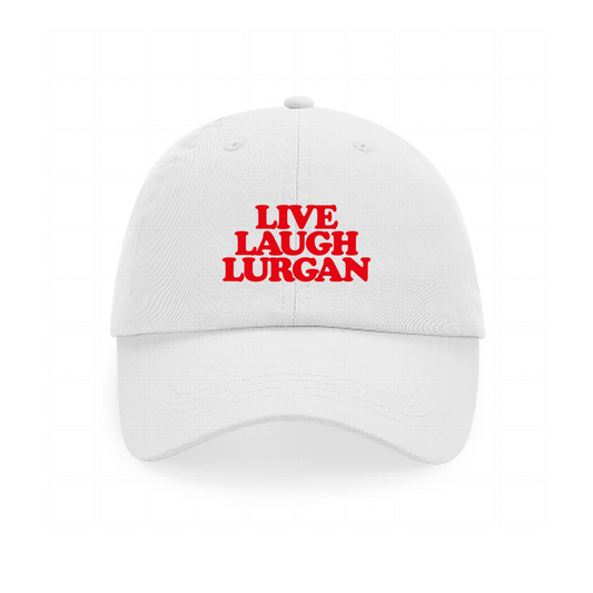 Live Laugh Lurgan White Baseball Cap