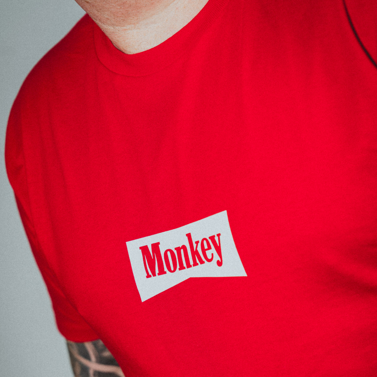 Monkey Cowboy Stero Red T-Shirt