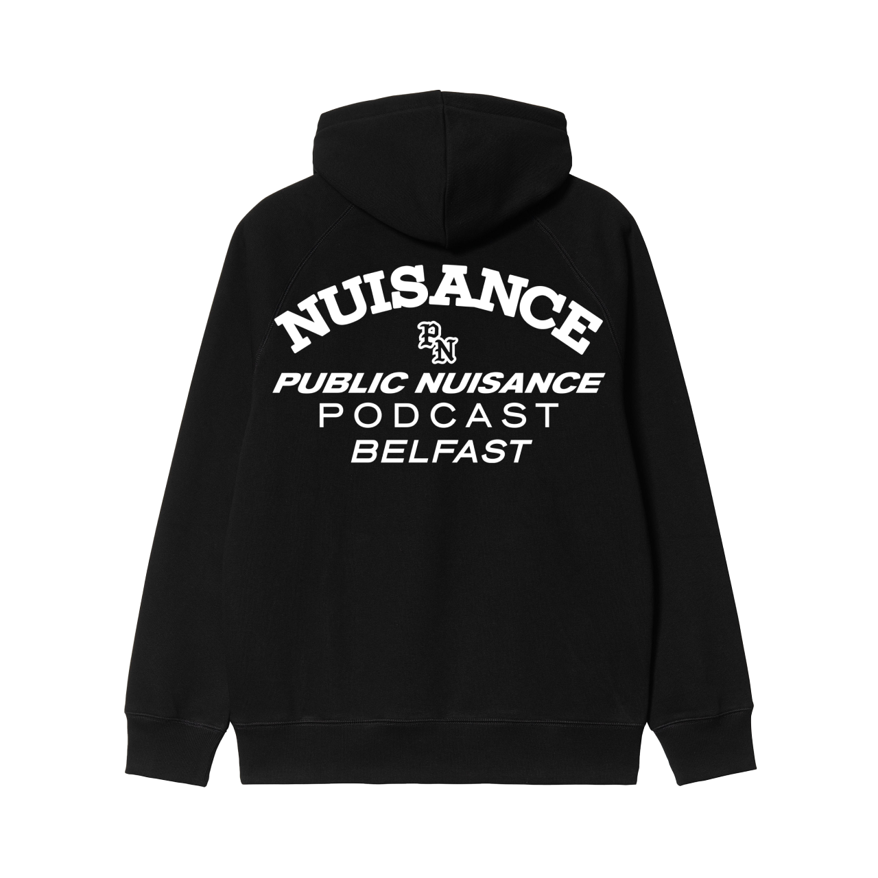 Public Nuisance Podcast Black Hoodie