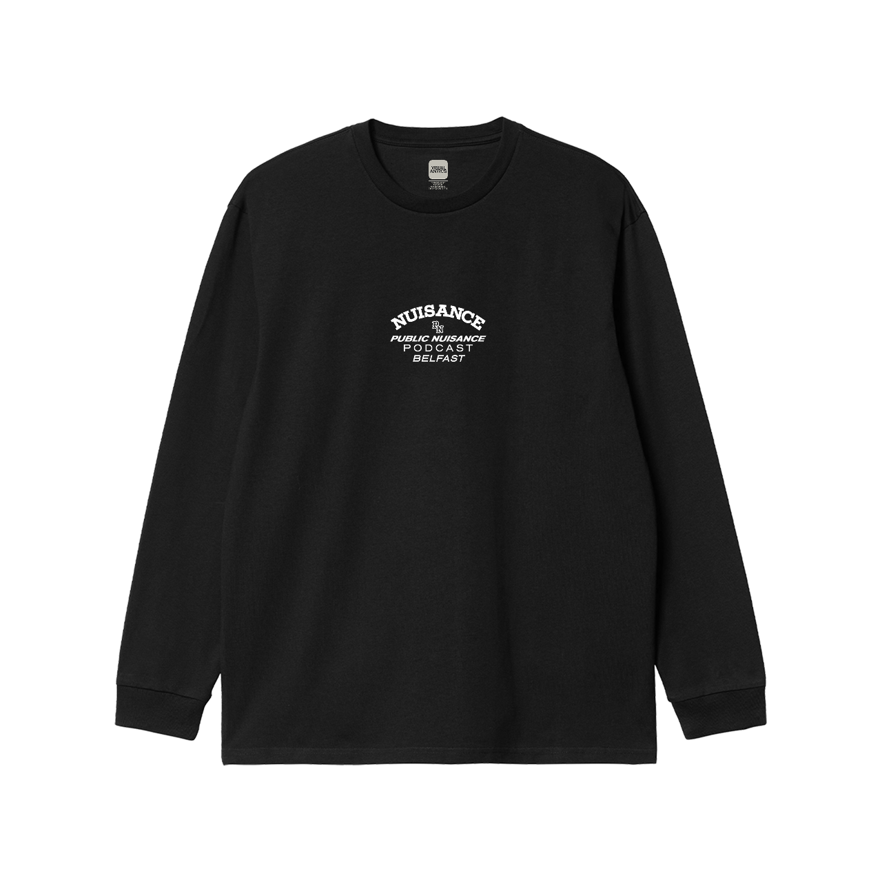 Public Nuisance Podcast Black Long Sleeve T-Shirt