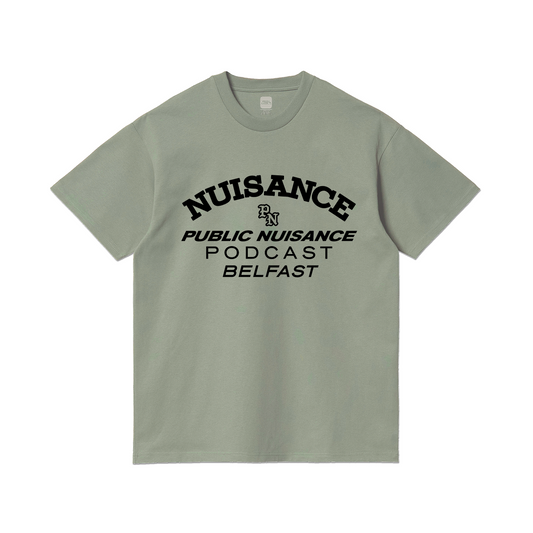 Public Nuisance Podcast Pistachio T-Shirt