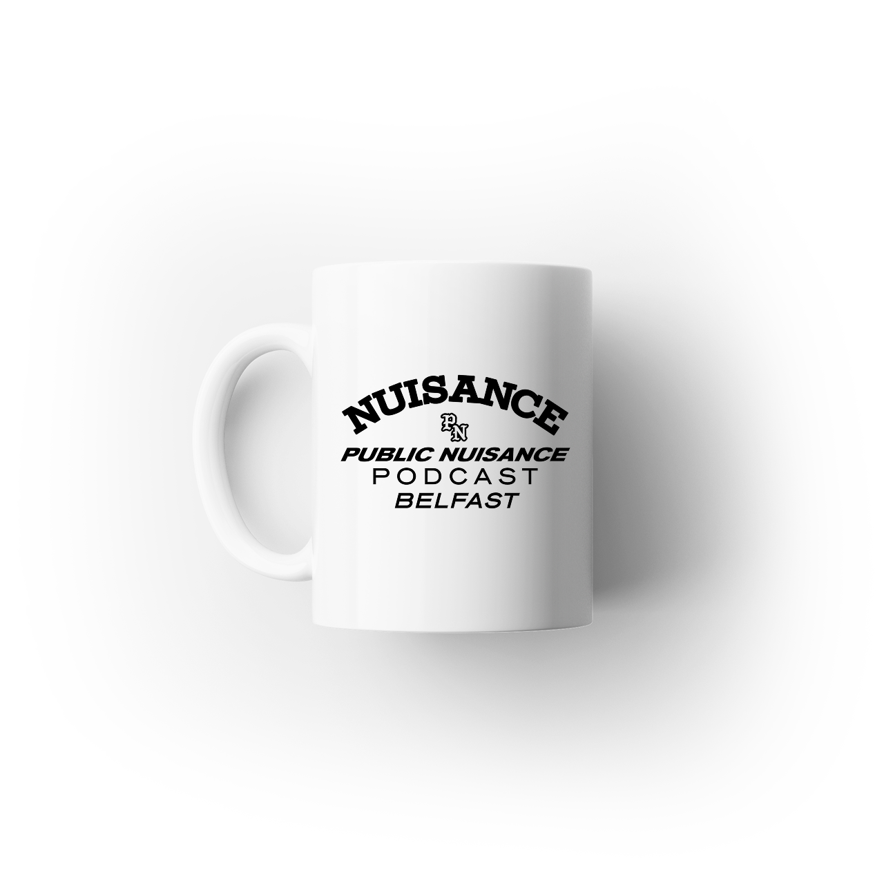 Public Nuisance Podcast Mug
