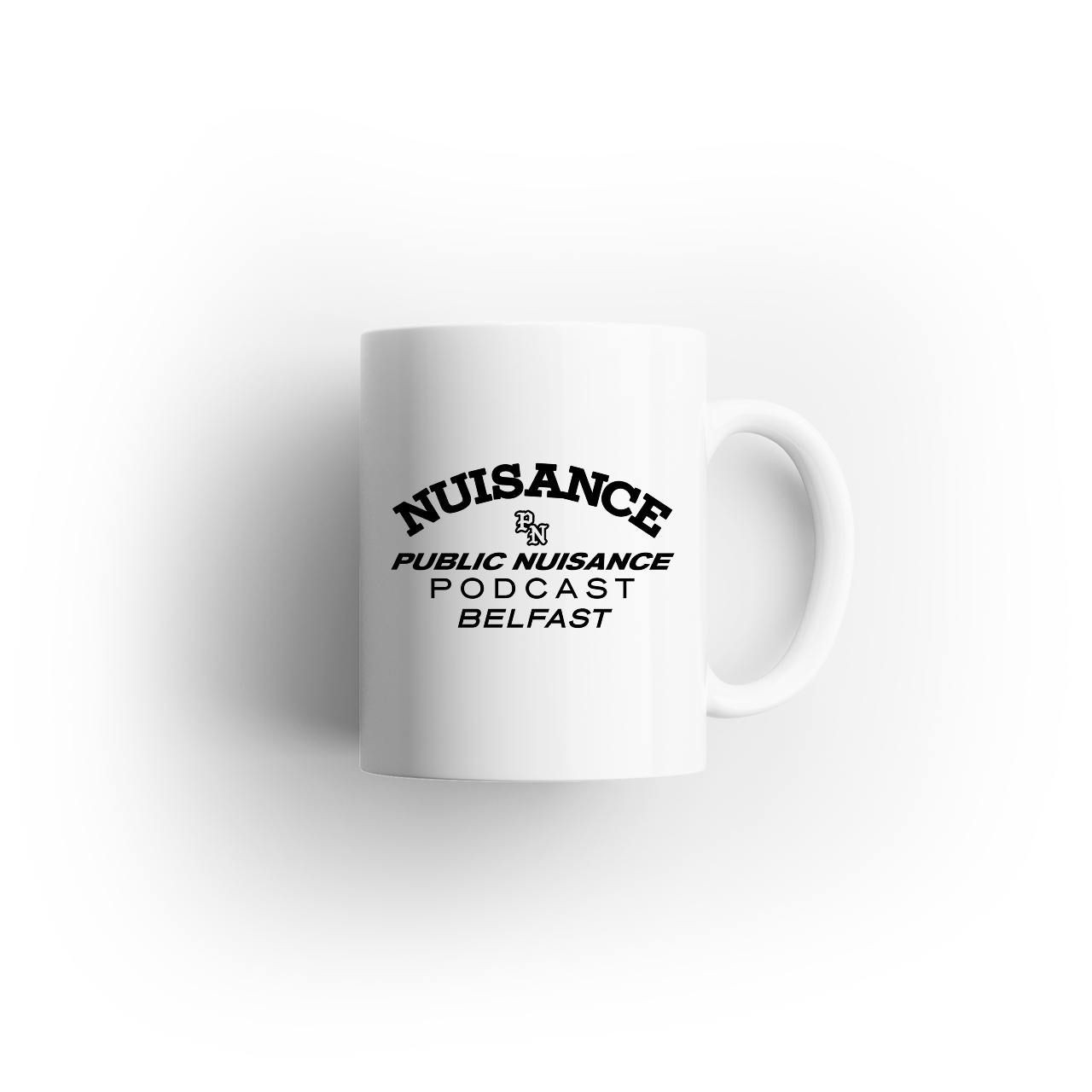 Public Nuisance Podcast Mug