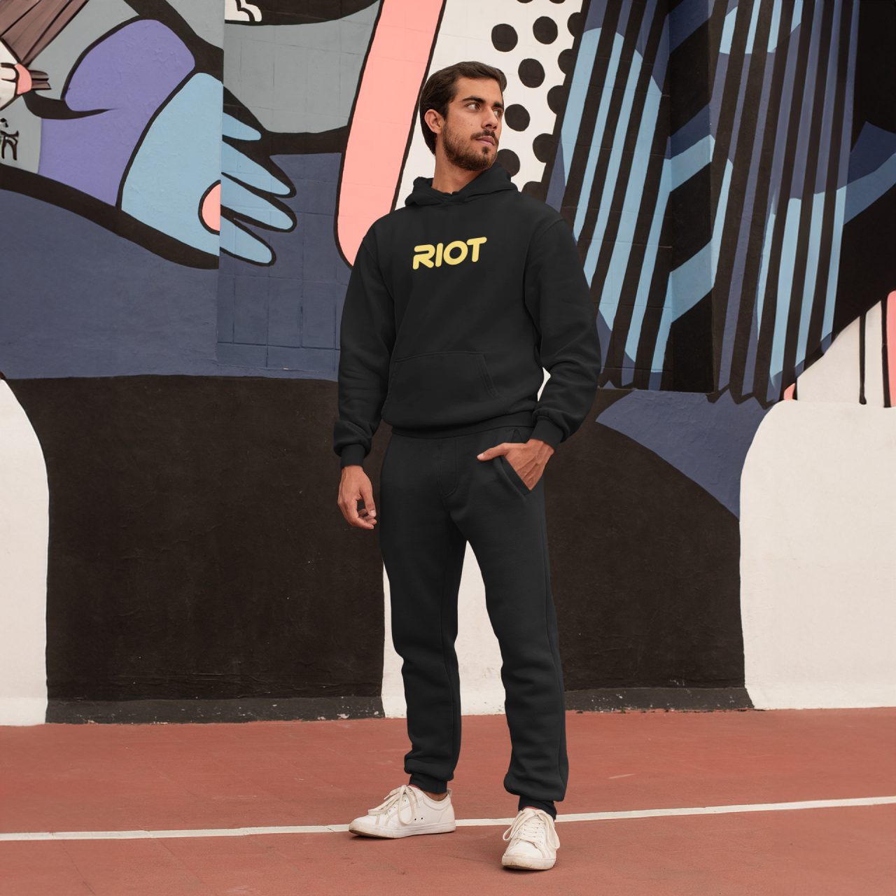 Riot Black Hoodie