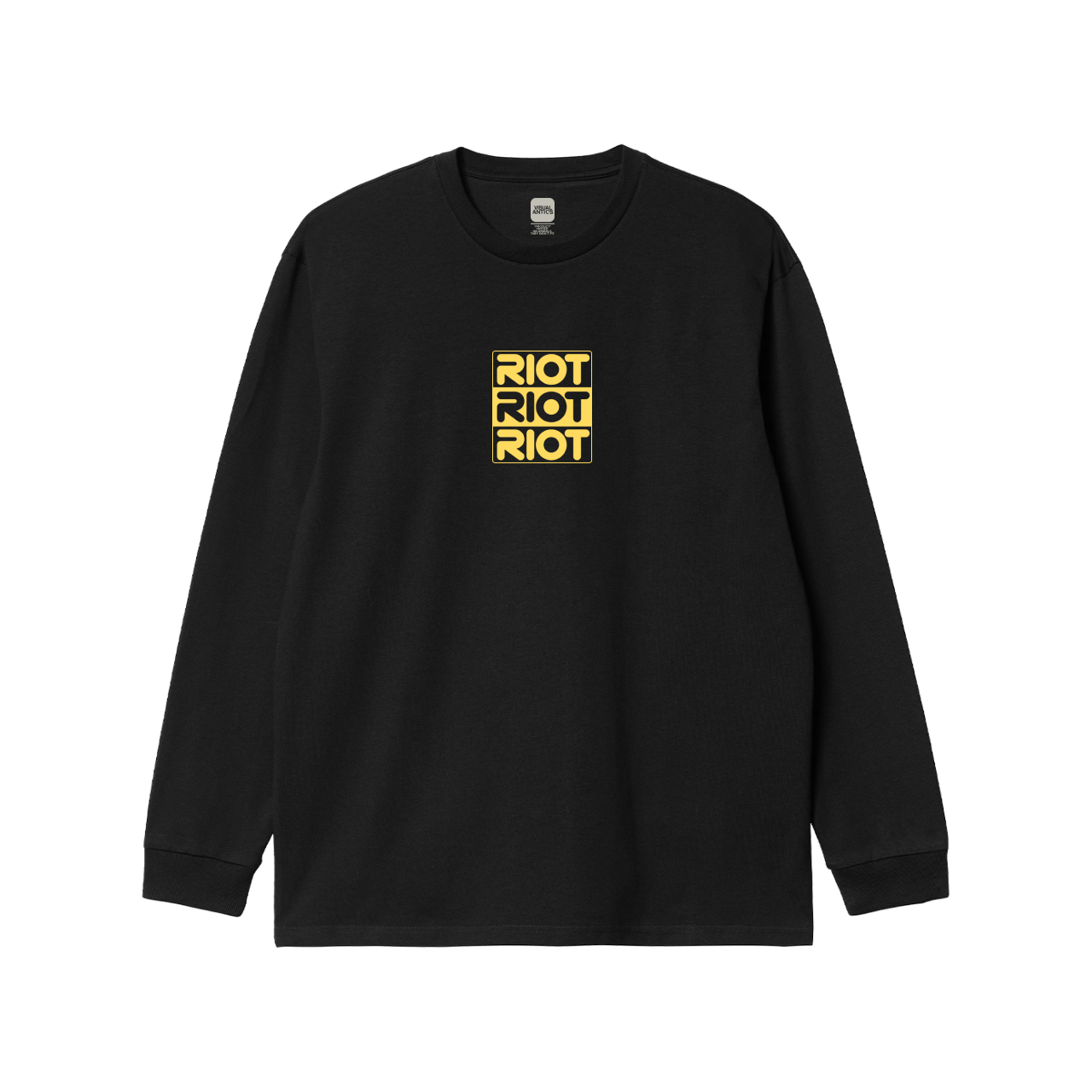 Riot Black Long Sleeve T-Shirt