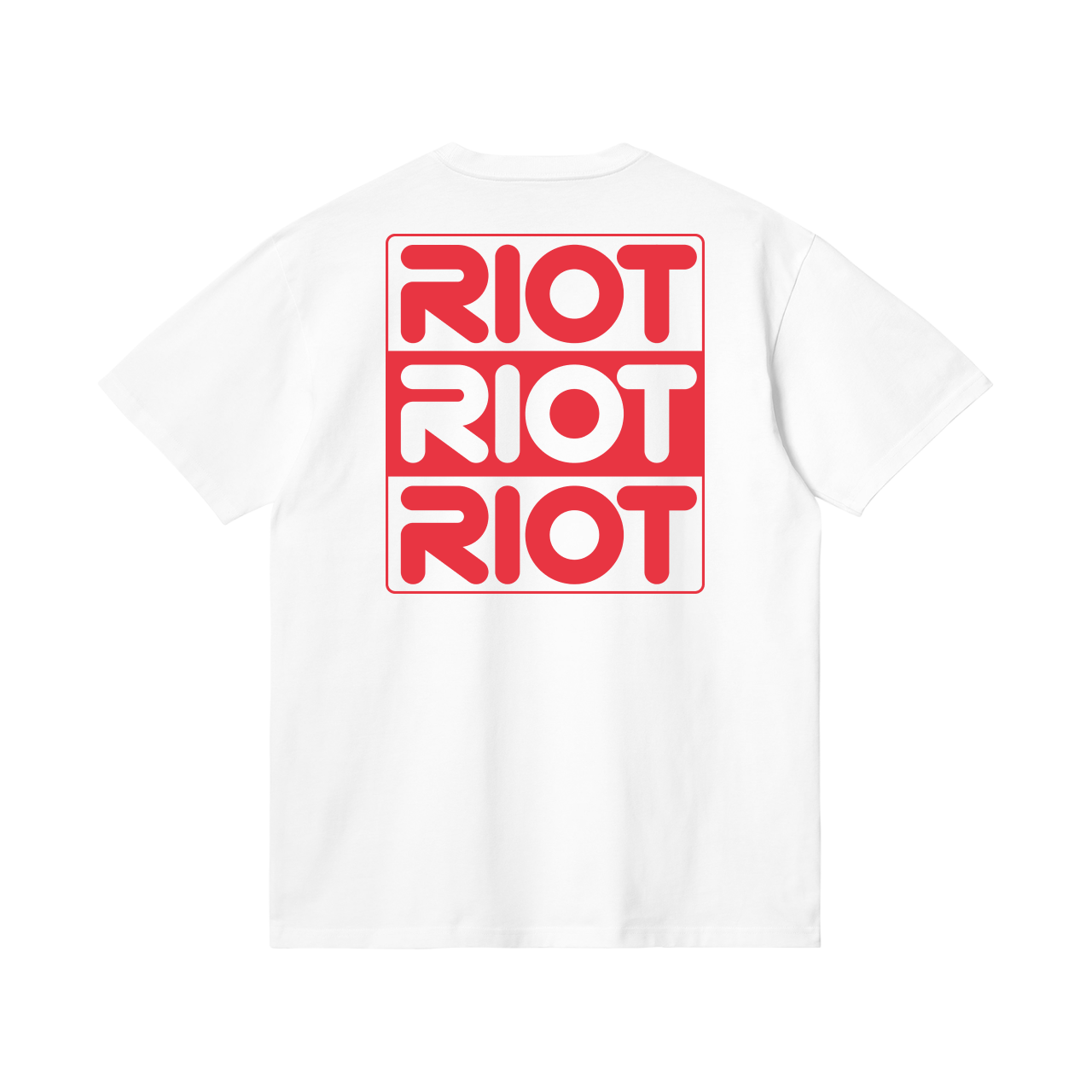 Riot White T-Shirt