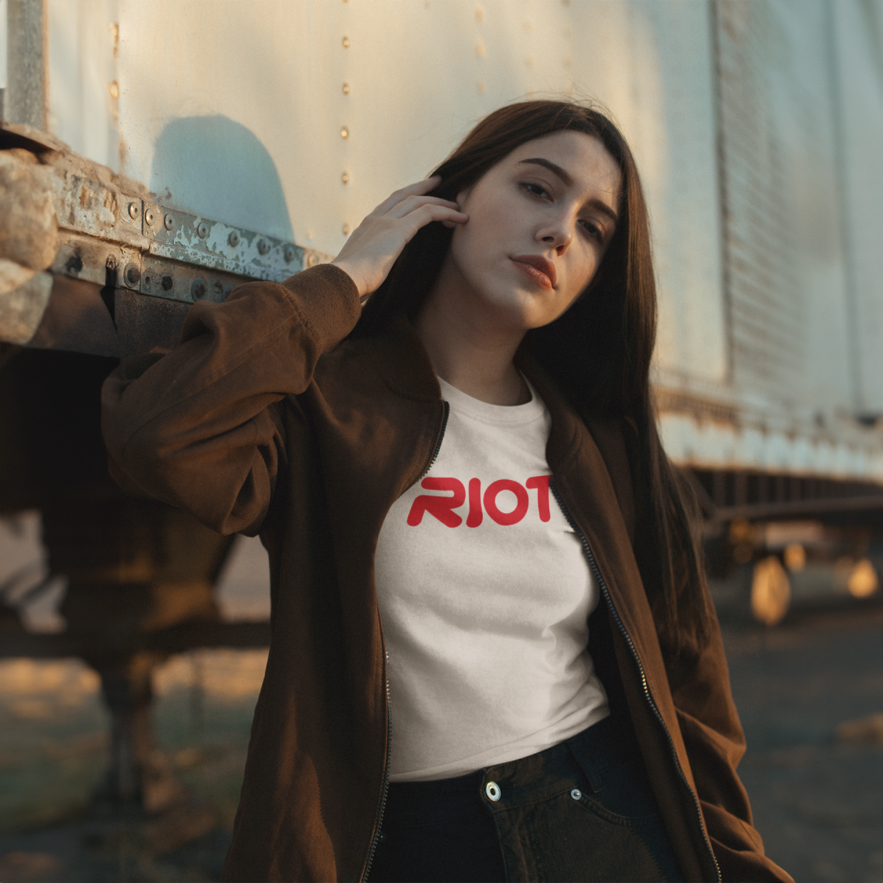 Riot White T-Shirt