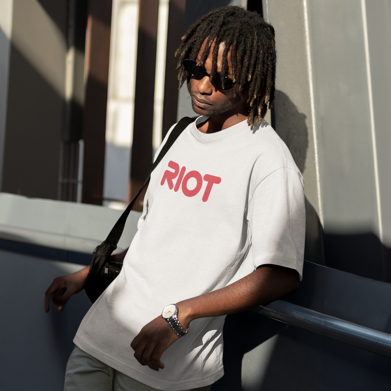 Riot White T-Shirt