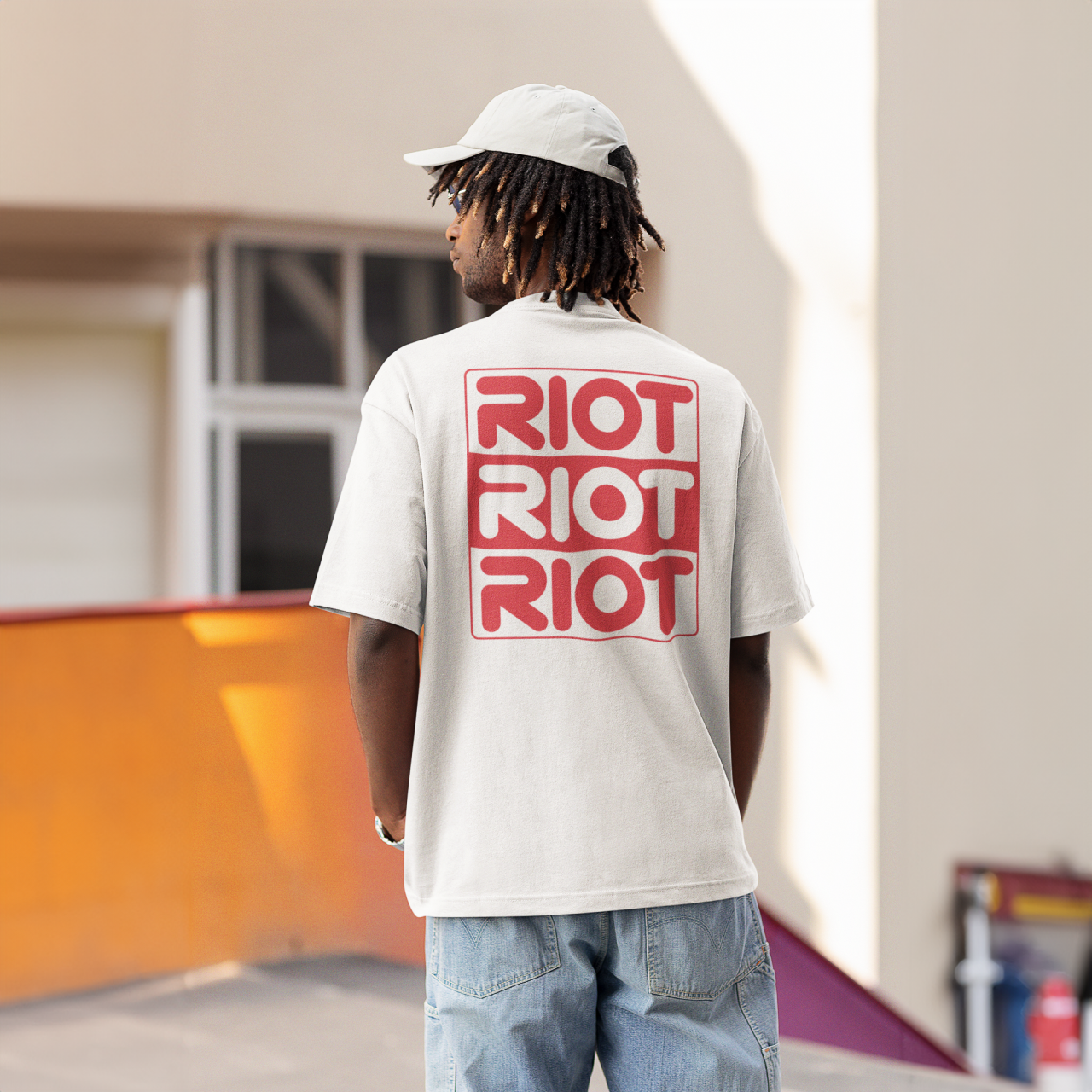 Riot White T-Shirt