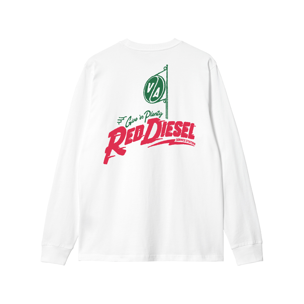 Red Diesel Service Station Long Sleeve T-Shirt