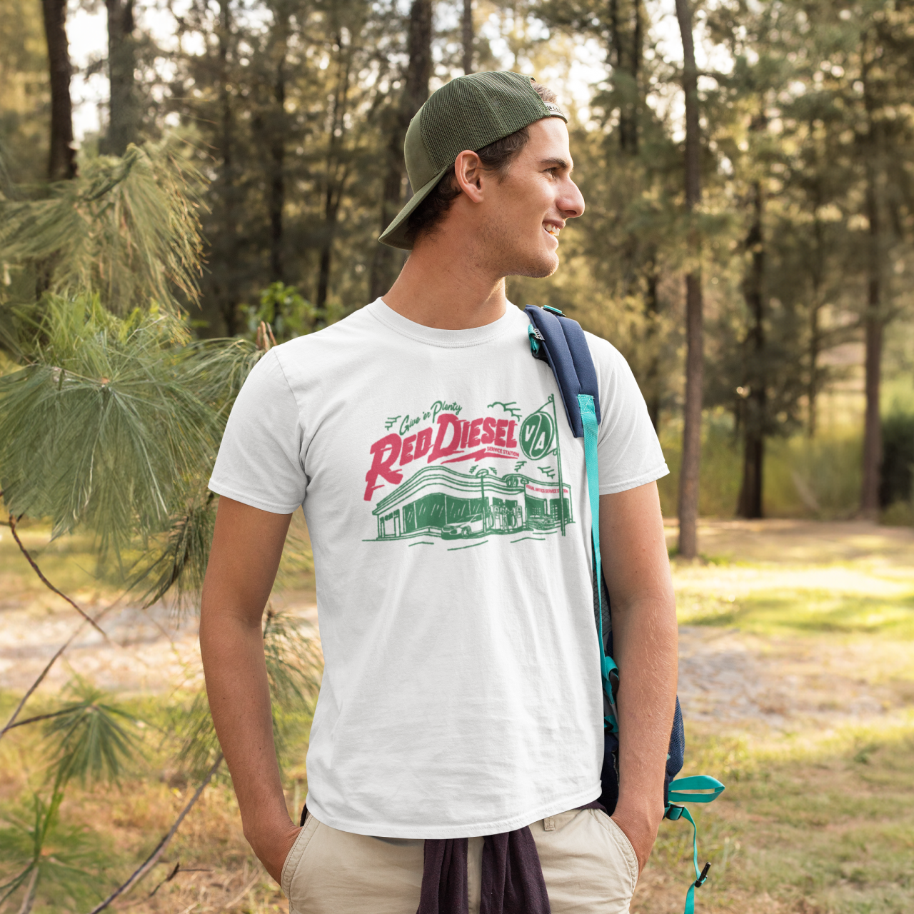 Red Diesel Service Station T-Shirt