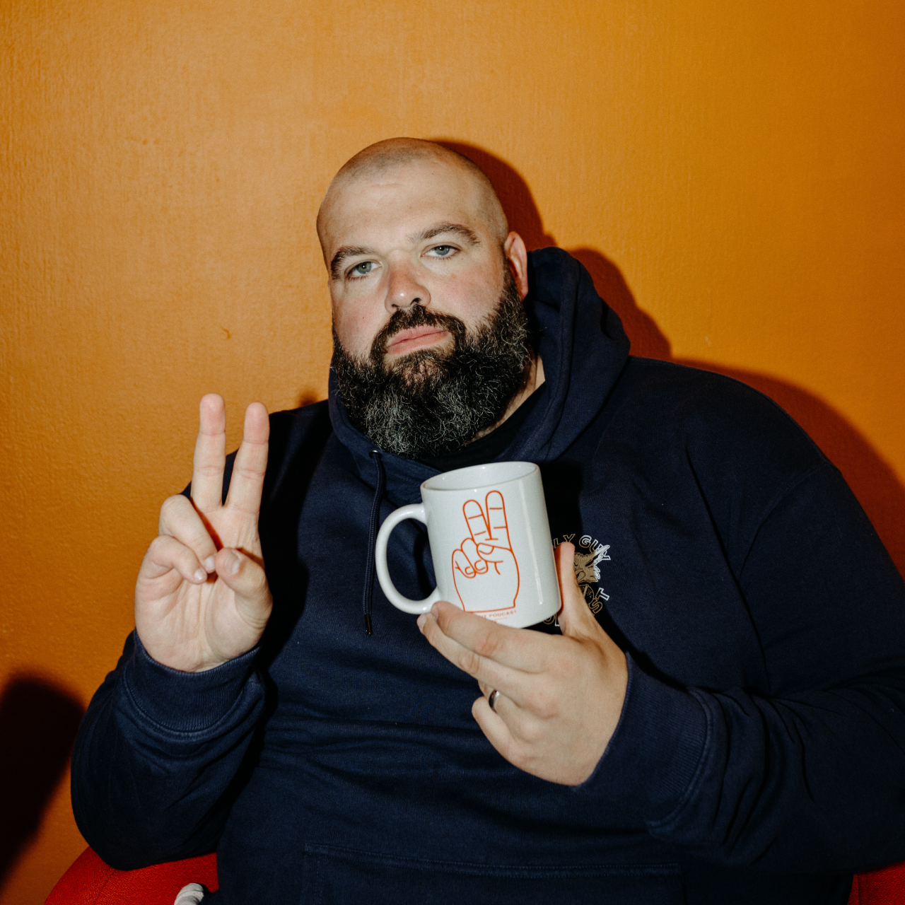 Sly Guy Peace White Mug
