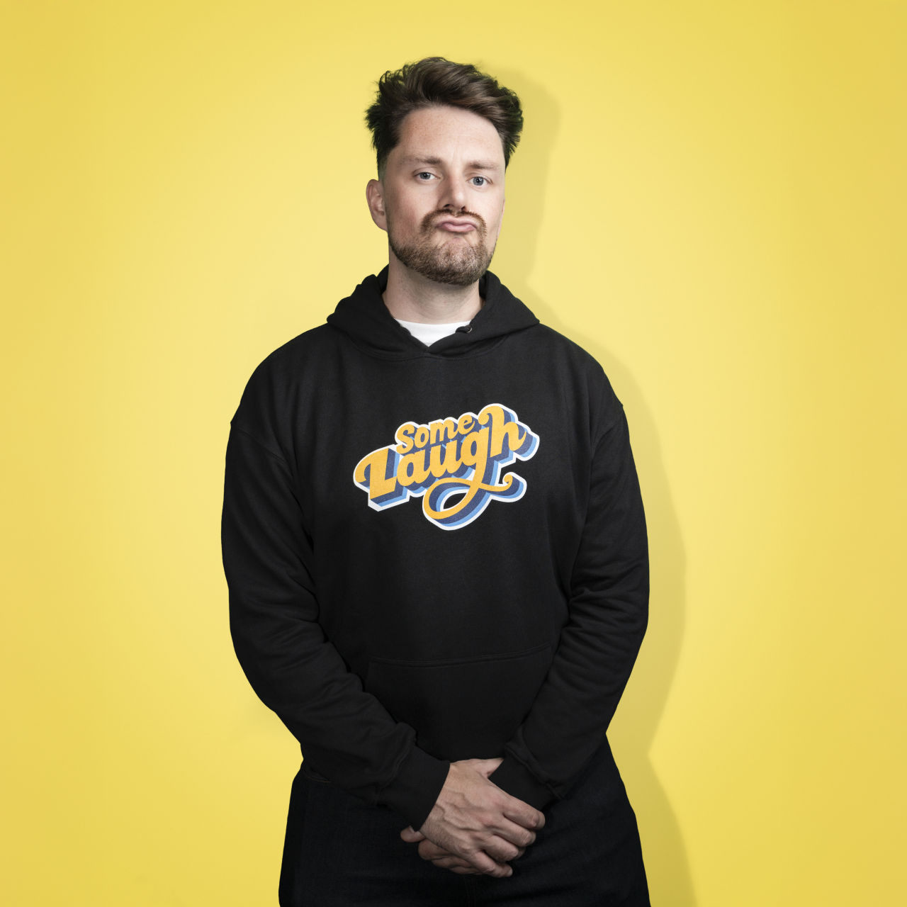 Some Laugh Podcast Black Hoodie