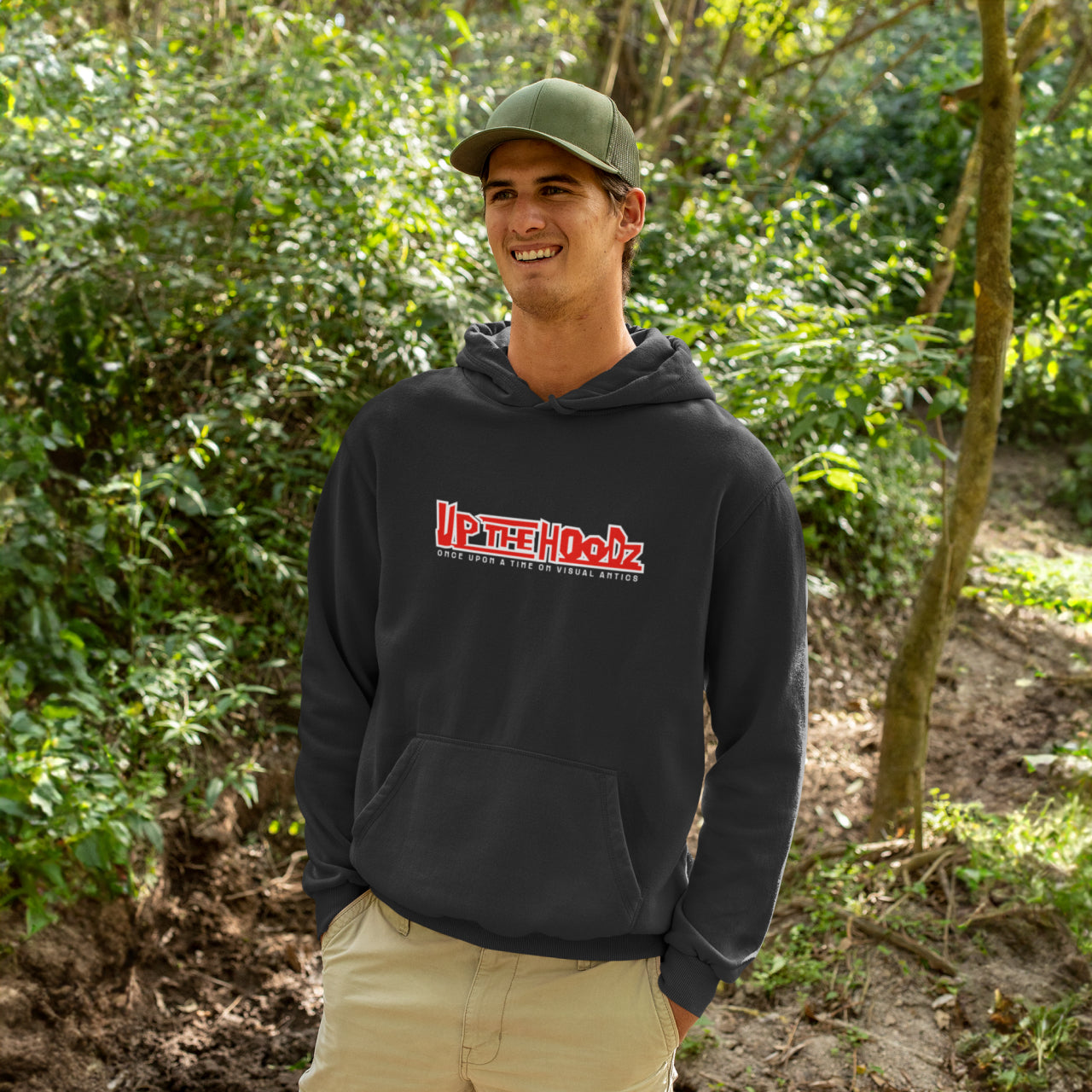Up the Hoodz Black Hoodie