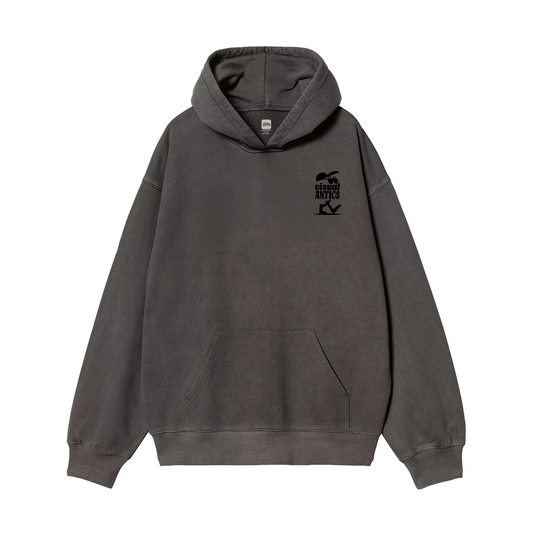 VA Mucker Faded Black Hoodie