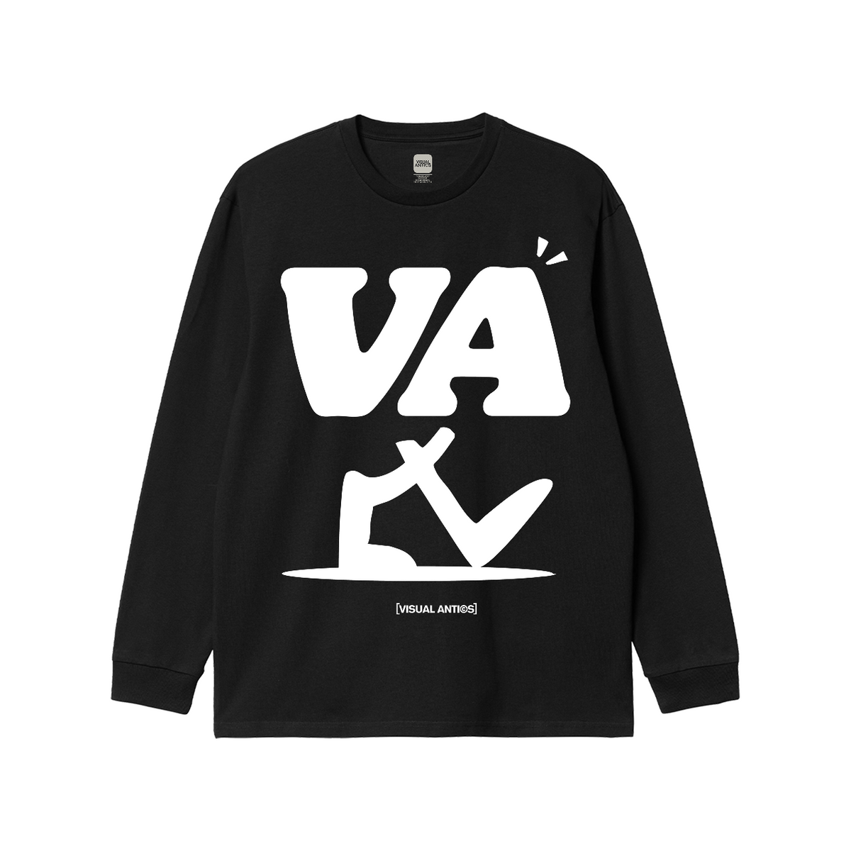Walking Legs Black Longsleeve T-Shirt