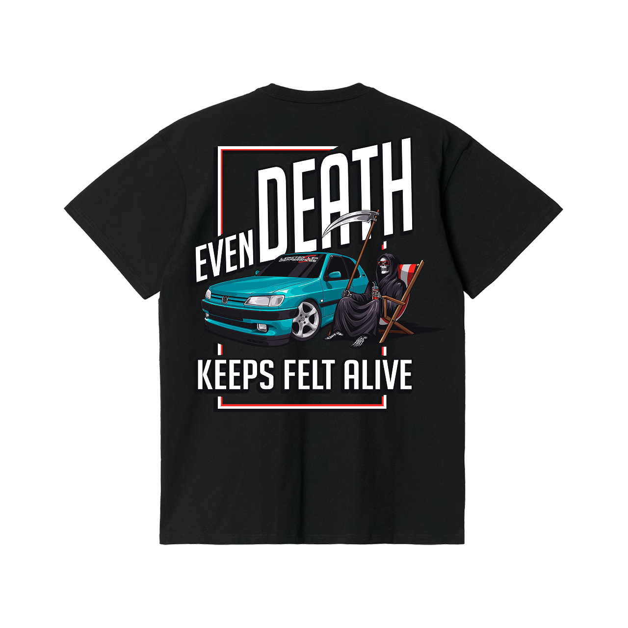 LSD 306 x Grim Black T-Shirt