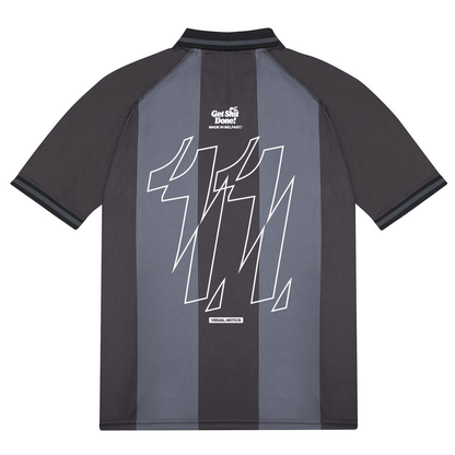 Black/Dark Grey Printed T-shirt Back