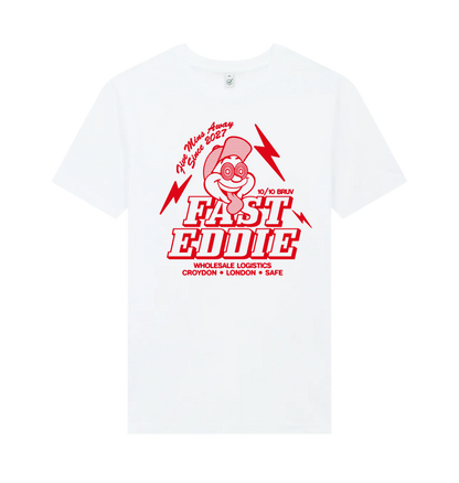 White Printed T-shirt Front