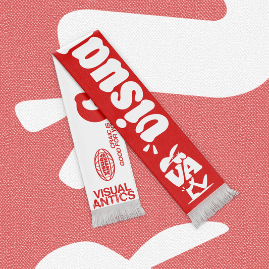 Red/White Scarves Front